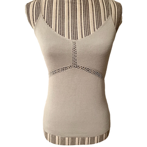 Banana Republic super stretch pale gray tank top size medium
